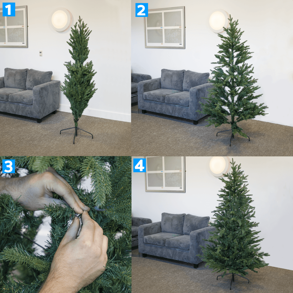Dellonda Artificial Hinged Christmas Tree 5ft(150cm) Model No- DH44