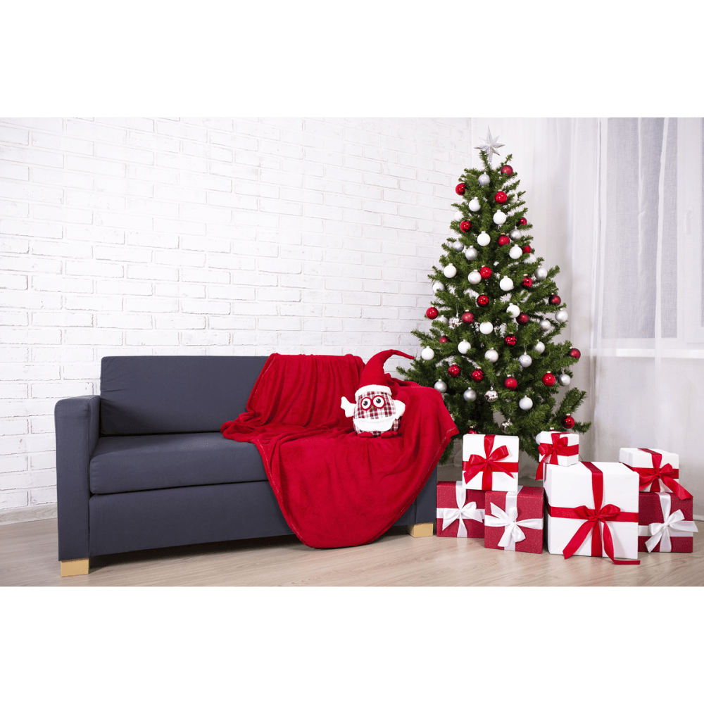Dellonda Artificial Hinged Christmas Tree 6ft(180cm) Model No- DH45