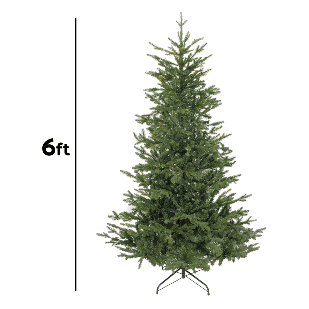 Dellonda Artificial Hinged Christmas Tree 6ft(180cm) Model No- DH45