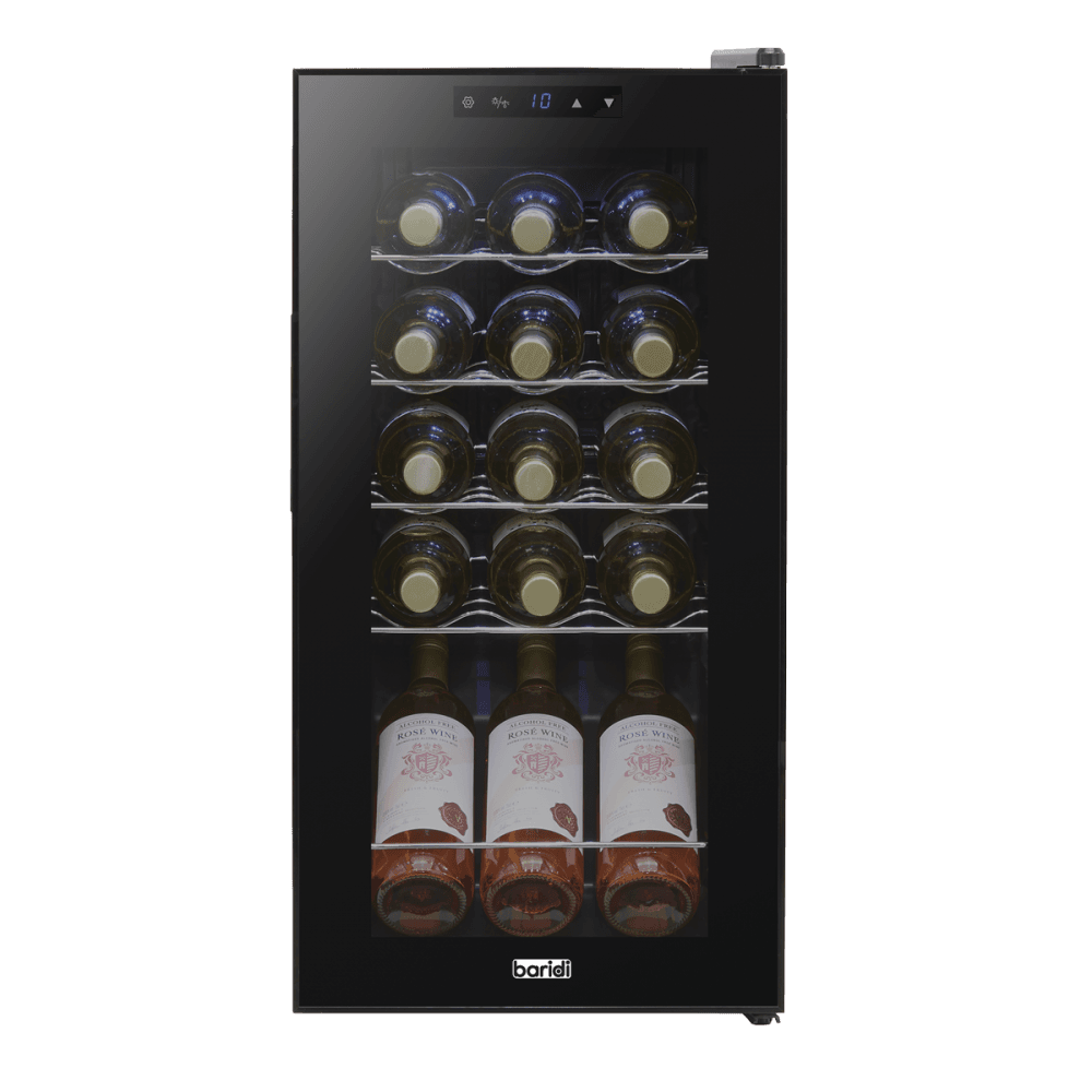 Baridi 15 Bottle Tabletop Wine Fridge & Cooler Model No- DH5