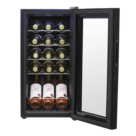Baridi 15 Bottle Tabletop Wine Fridge & Cooler Model No- DH5