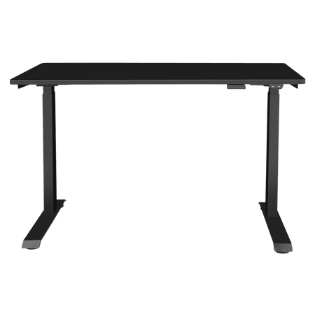 Dellonda Single Motor Ultra-Quiet Adjustable-Height Electric Sit/Stand Desk - Black Desktop Model No- DH55