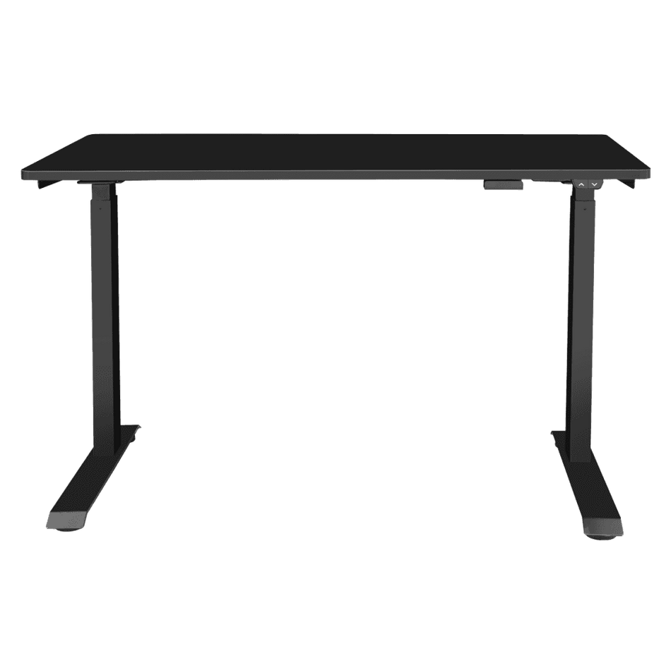 Dellonda Single Motor Ultra-Quiet Adjustable-Height Electric Sit/Stand Desk - Black Desktop Model No- DH55