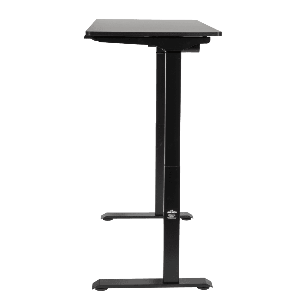 Dellonda Single Motor Ultra-Quiet Adjustable-Height Electric Sit/Stand Desk - Black Desktop Model No- DH55