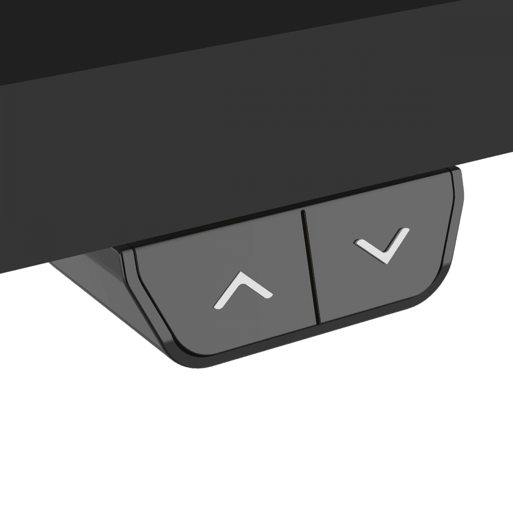 Dellonda Single Motor Ultra-Quiet Adjustable-Height Electric Sit/Stand Desk - Black Desktop Model No- DH55