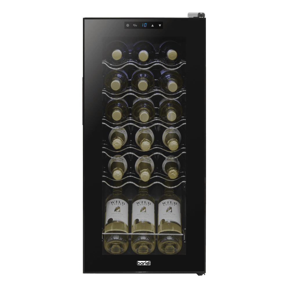 Baridi 18 Bottle Wine Fridge & Cooler - Black Model No- DH6
