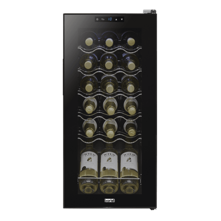 Baridi 18 Bottle Wine Fridge & Cooler - Black Model No- DH6