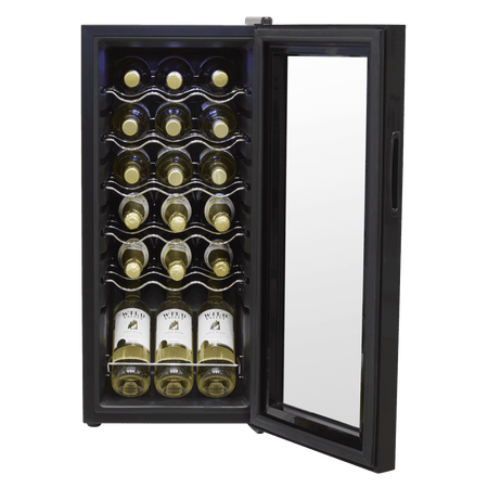 Baridi 18 Bottle Wine Fridge & Cooler - Black Model No- DH6