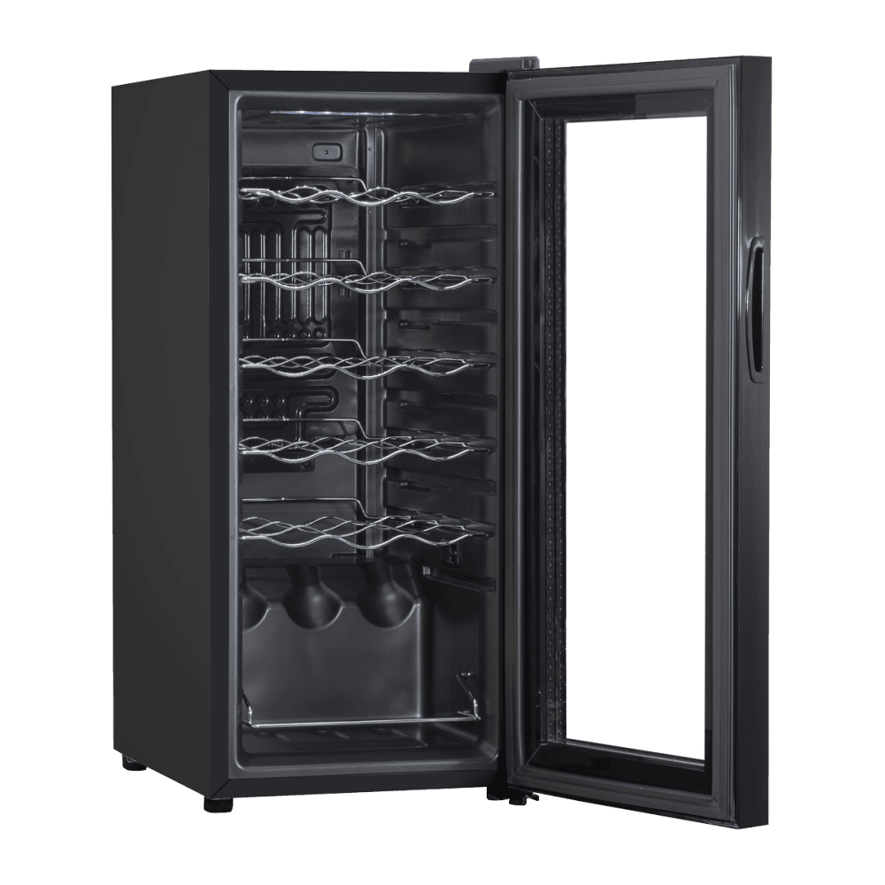 Baridi 18 Bottle Wine Fridge & Cooler - Black Model No- DH6