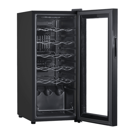 Baridi 18 Bottle Wine Fridge & Cooler - Black Model No- DH6