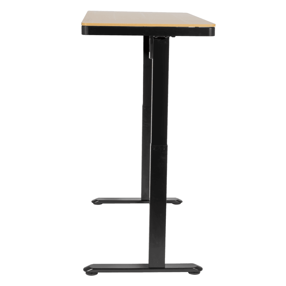 Dellonda Single Motor Ultra-Quiet Electric Desk with Control Panel, USB Port & Drawer - Oak Desktop Model No- DH65