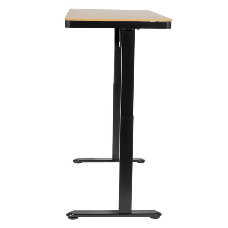 Dellonda Single Motor Ultra-Quiet Electric Desk with Control Panel, USB Port & Drawer - Oak Desktop Model No- DH65