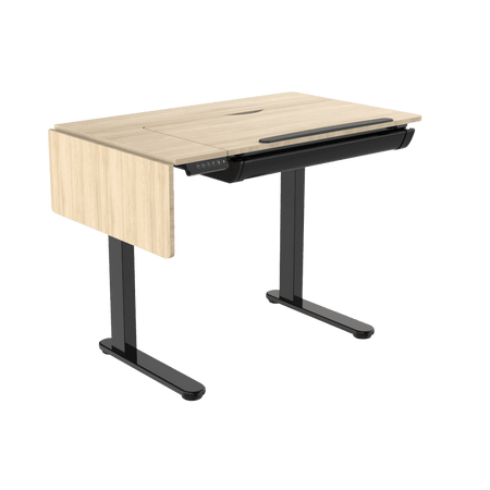 Dellonda Single Motor Ultra-Quiet Electric Adjustable Drawing Table with 40 Tilt, Drawer & Side Table Model No- DH71