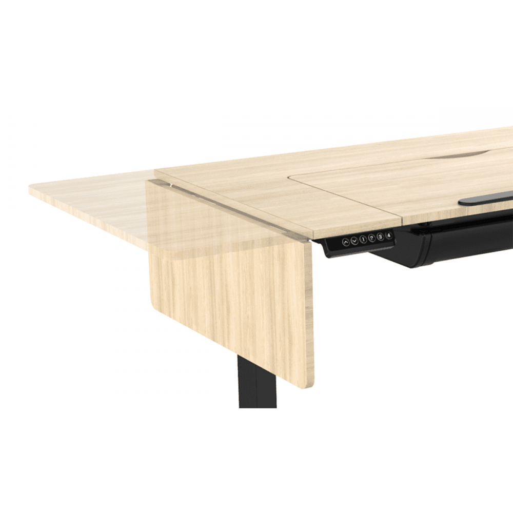 Dellonda Single Motor Ultra-Quiet Electric Adjustable Drawing Table with 40 Tilt, Drawer & Side Table Model No- DH71