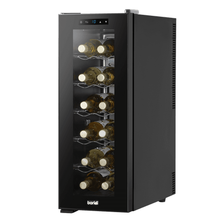 Baridi 12 Bottle Wine Fridge & Cooler - Black Model No- DH73