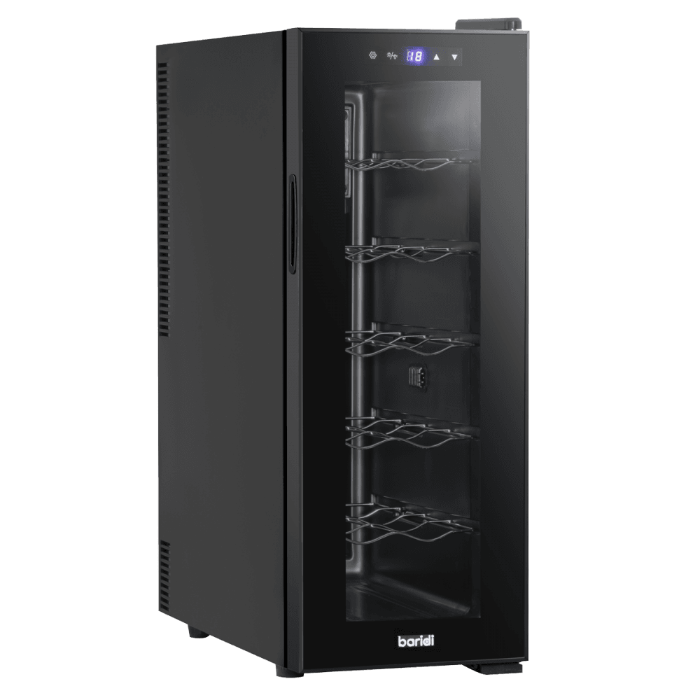 Baridi 12 Bottle Wine Fridge & Cooler - Black Model No- DH73