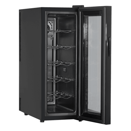 Baridi 12 Bottle Wine Fridge & Cooler - Black Model No- DH73
