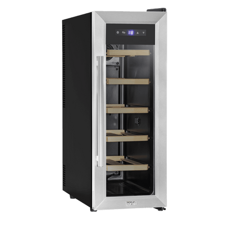 Baridi 12 Bottle Wine Fridge & Cooler - Stainless Steel Model No- DH74