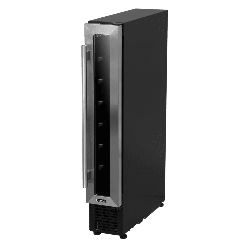 Baridi Extra-Slim 7 Bottle Wine Fridge & Cooler 15cm - Stainless Steel Model No- DH77