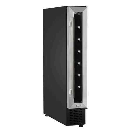 Baridi Extra-Slim 7 Bottle Wine Fridge & Cooler 15cm - Stainless Steel Model No- DH77