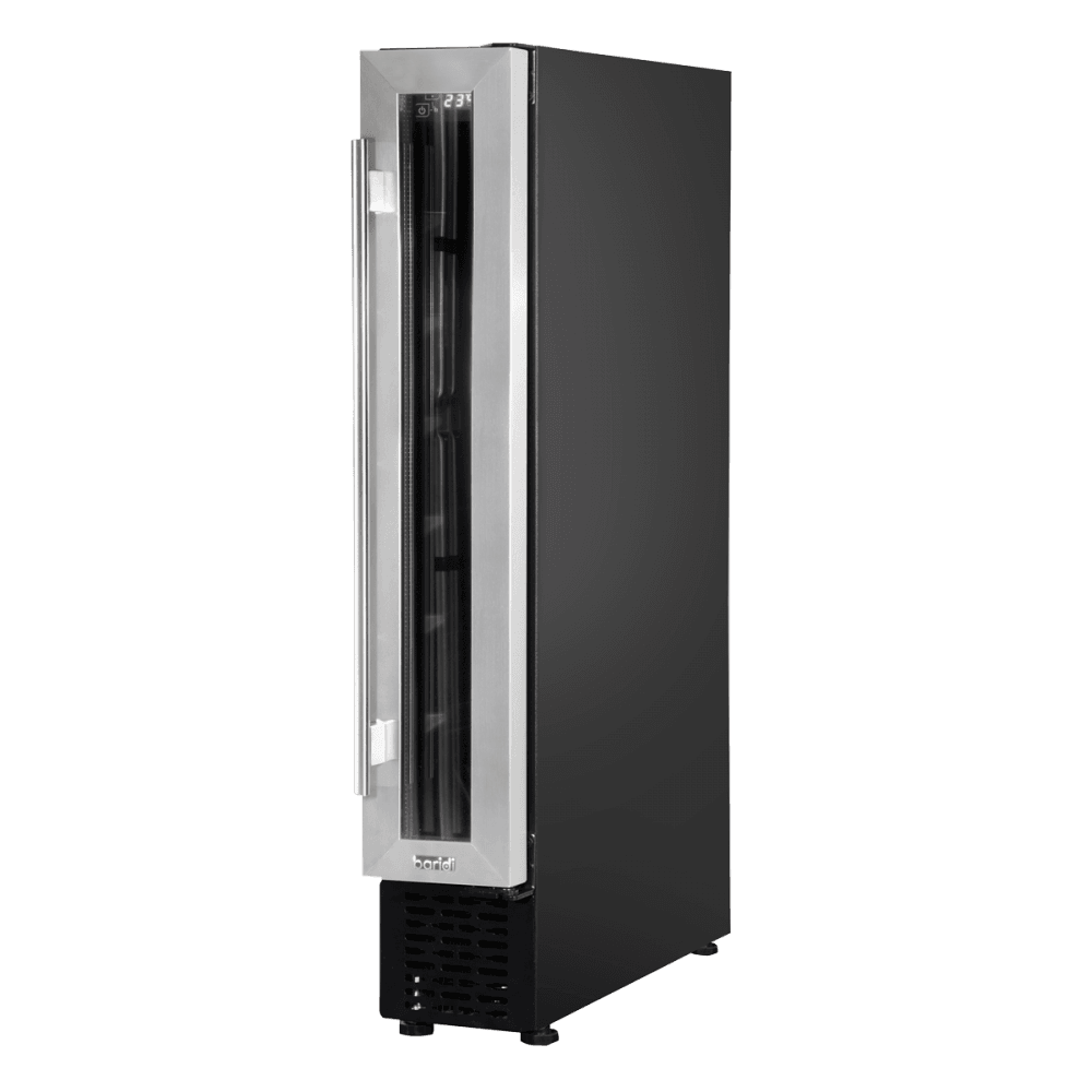 Baridi Extra-Slim 7 Bottle Wine Fridge & Cooler 15cm - Stainless Steel Model No- DH77