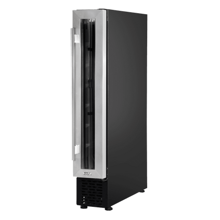Baridi Extra-Slim 7 Bottle Wine Fridge & Cooler 15cm - Stainless Steel Model No- DH77