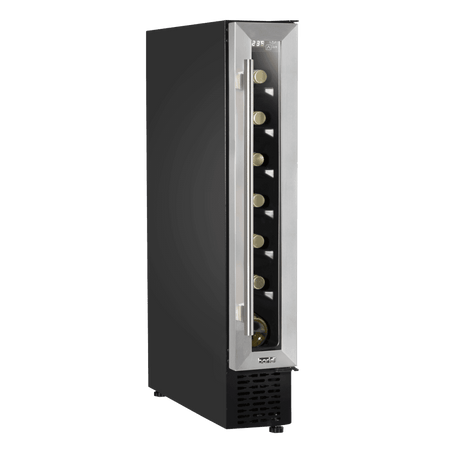 Baridi Extra-Slim 7 Bottle Wine Fridge & Cooler 15cm - Stainless Steel Model No- DH77