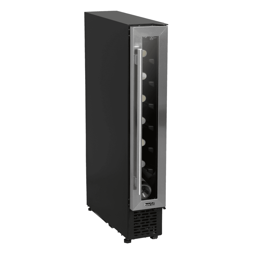 Baridi Extra-Slim 7 Bottle Wine Fridge & Cooler 15cm - Stainless Steel Model No- DH77
