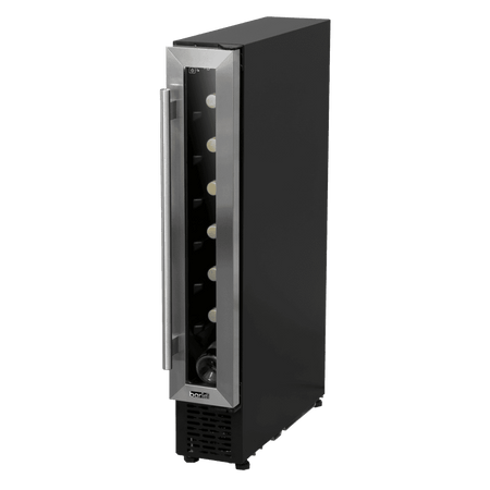 Baridi Extra-Slim 7 Bottle Wine Fridge & Cooler 15cm - Stainless Steel Model No- DH77