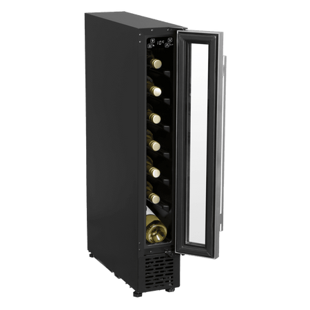 Baridi Extra-Slim 7 Bottle Wine Fridge & Cooler 15cm - Stainless Steel Model No- DH77