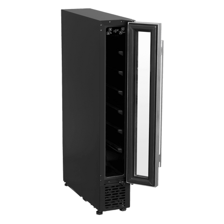Baridi Extra-Slim 7 Bottle Wine Fridge & Cooler 15cm - Stainless Steel Model No- DH77