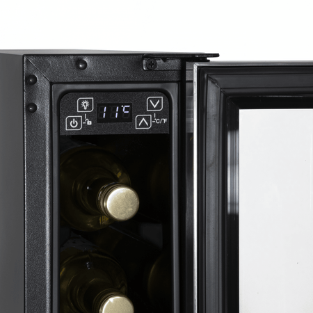 Baridi Extra-Slim 7 Bottle Wine Fridge & Cooler 15cm - Stainless Steel Model No- DH77