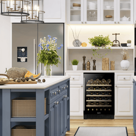 Baridi 54 Bottle Under-Counter/Freestanding Fridge & Cooler 60cm Model No- DH78