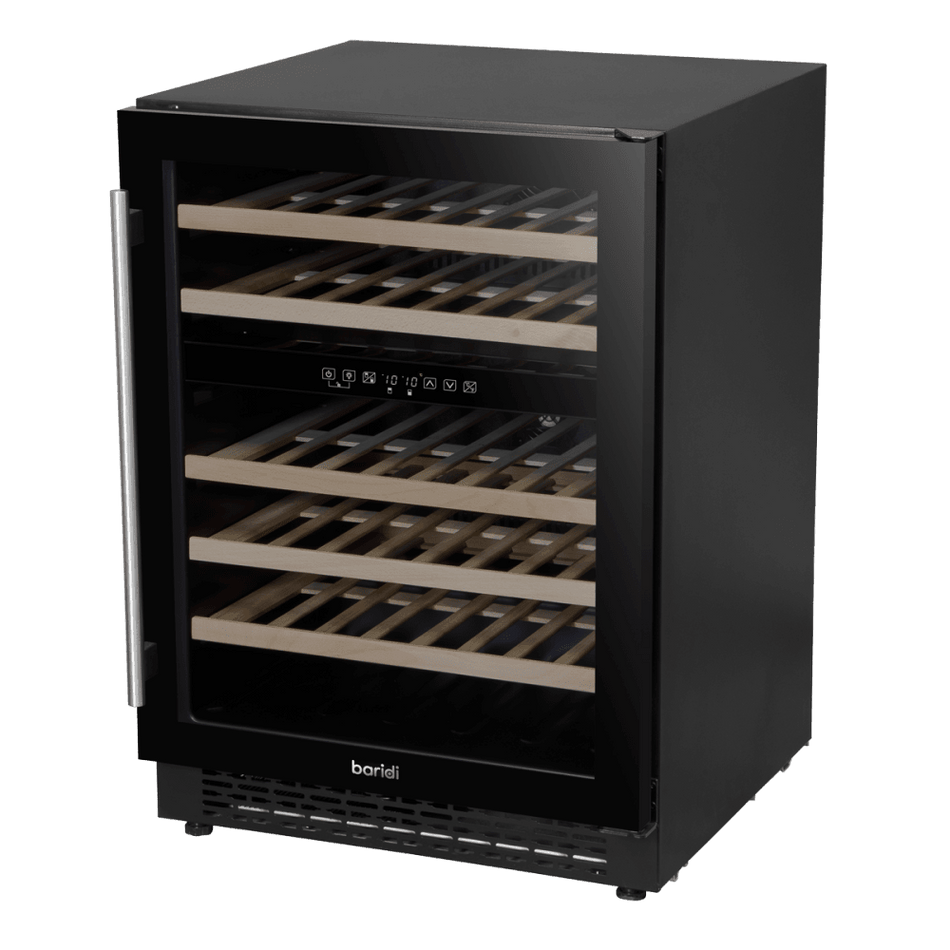 Baridi 46 Bottle Under-Counter/Freestanding Dual Zone Fridge & Cooler 60cm Model No- DH79