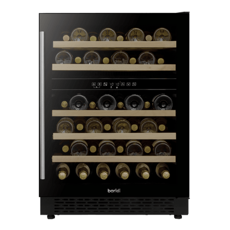 Baridi 46 Bottle Under-Counter/Freestanding Dual Zone Fridge & Cooler 60cm Model No- DH79