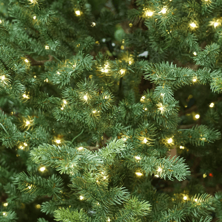 Dellonda Pre-Lit Hinged Christmas Tree with 190 Warm White LED Lights 5ft(150cm) Model No- DH80