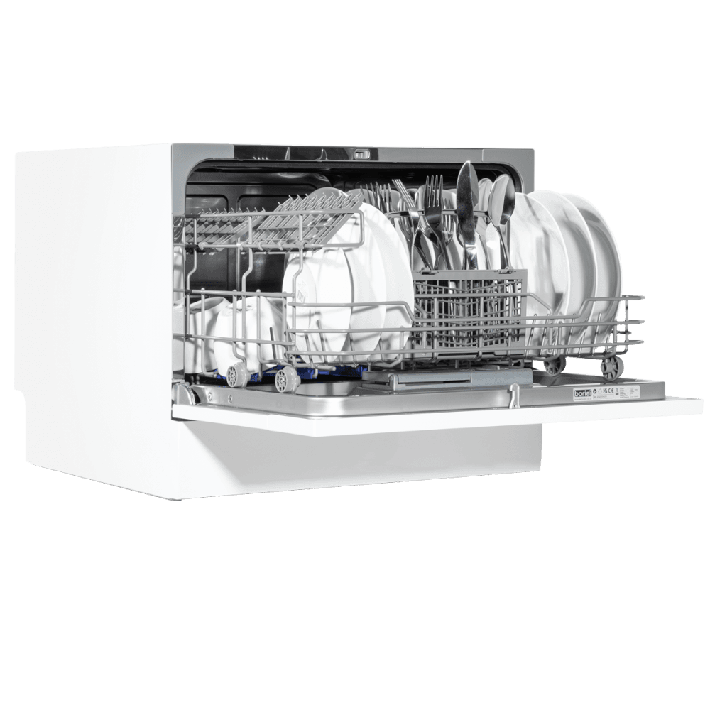 Baridi Tabletop Dishwasher 6 Place Settings 6.5L Capacity - White Model No- DH83