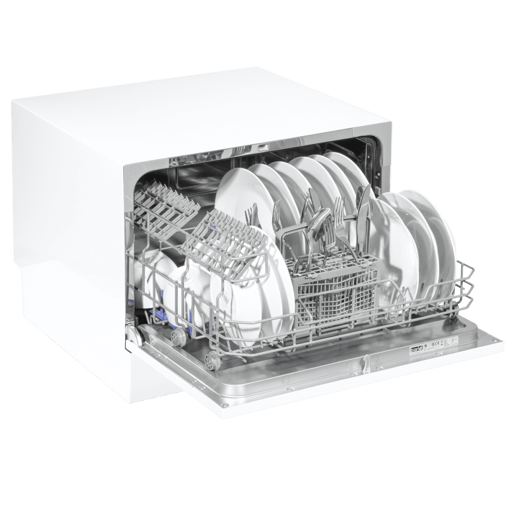 Baridi Tabletop Dishwasher 6 Place Settings 6.5L Capacity - White Model No- DH83