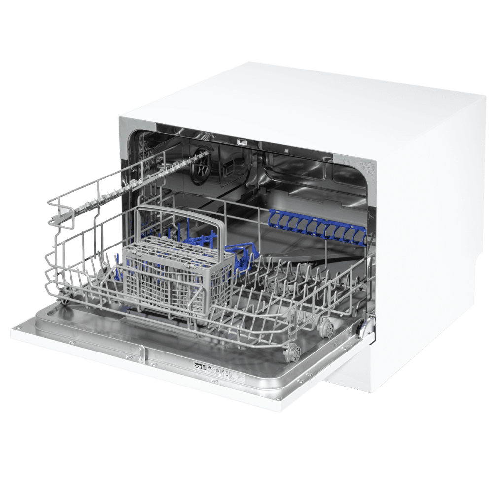 Baridi Tabletop Dishwasher 6 Place Settings 6.5L Capacity - White Model No- DH83