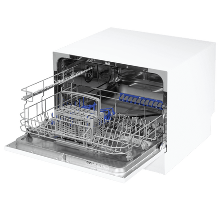 Baridi Tabletop Dishwasher 6 Place Settings 6.5L Capacity - White Model No- DH83