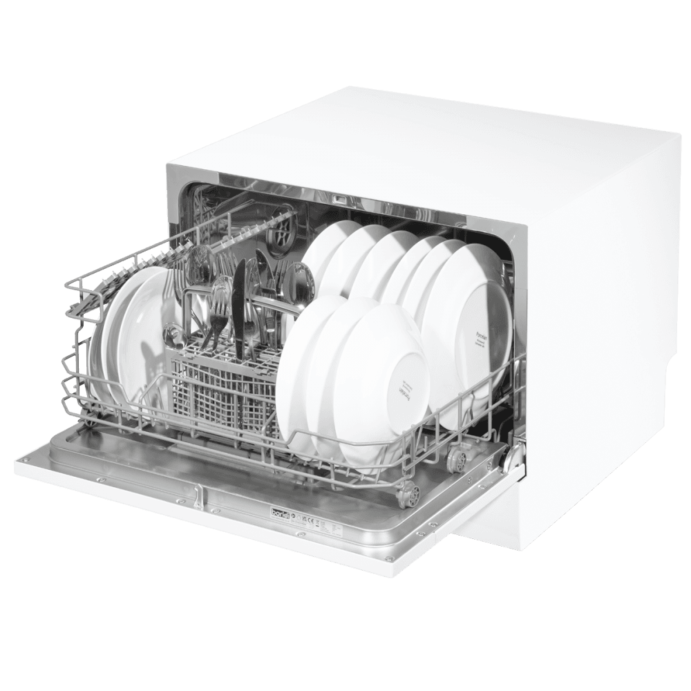 Baridi Tabletop Dishwasher 6 Place Settings 6.5L Capacity - White Model No- DH83