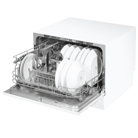 Baridi Tabletop Dishwasher 6 Place Settings 6.5L Capacity - White Model No- DH83