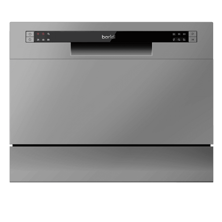 Baridi Tabletop Dishwasher 6 Place Settings 6.5L Capacity - Silver Model No- DH84