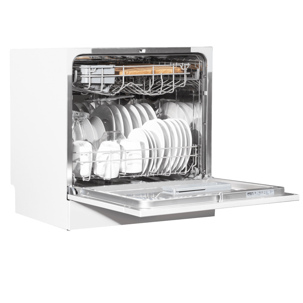 Baridi Tabletop Dishwasher 8 Place Settings 8L Capacity - White Model No- DH86