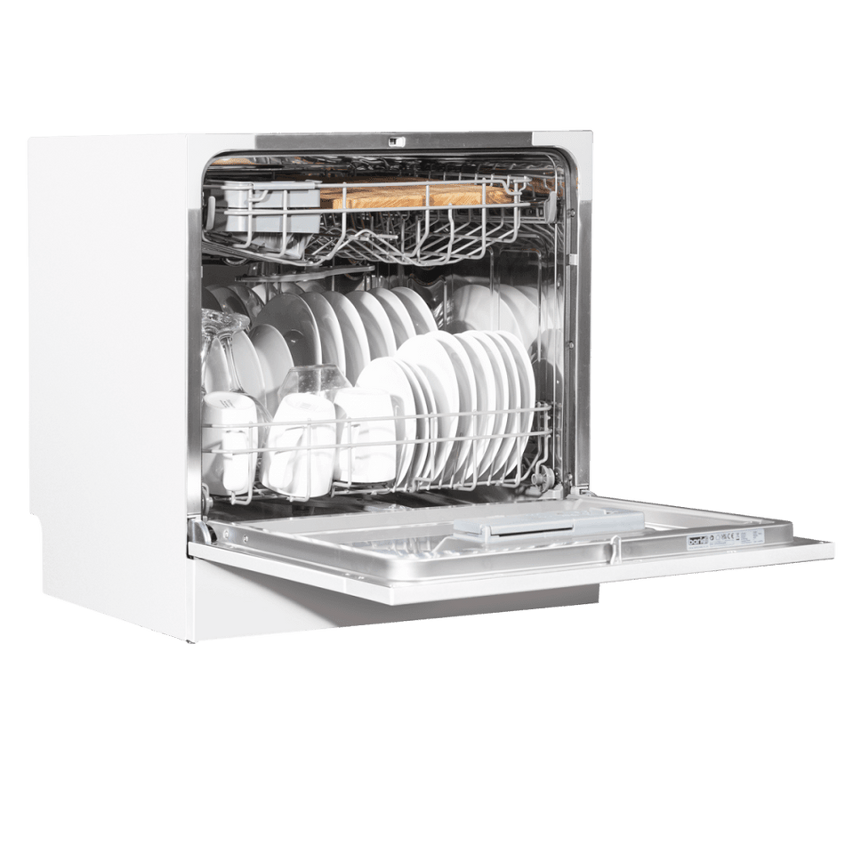 Baridi Tabletop Dishwasher 8 Place Settings 8L Capacity - White Model No- DH86