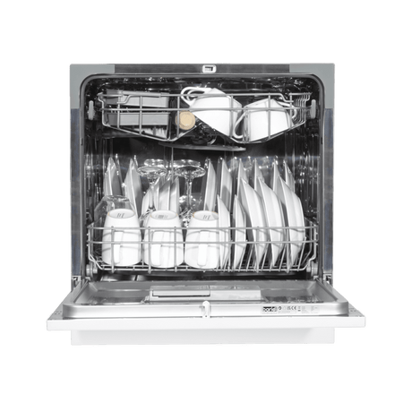 Baridi Tabletop Dishwasher 8 Place Settings 8L Capacity - White Model No- DH86