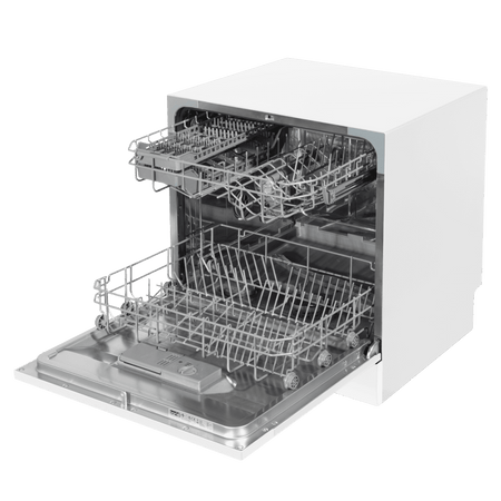 Baridi Tabletop Dishwasher 8 Place Settings 8L Capacity - White Model No- DH86