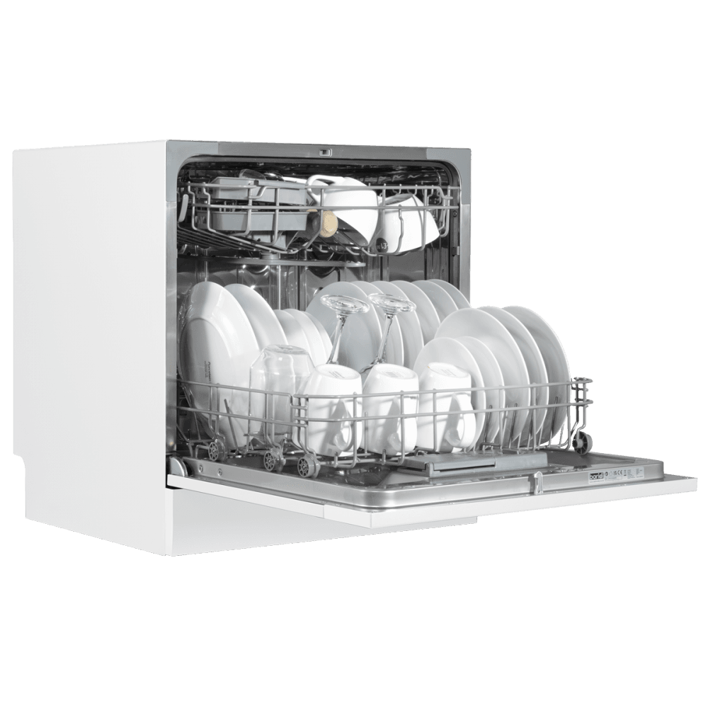 Baridi Tabletop Dishwasher 8 Place Settings 8L Capacity - White Model No- DH86