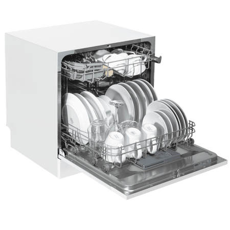 Baridi Tabletop Dishwasher 8 Place Settings 8L Capacity - White Model No- DH86