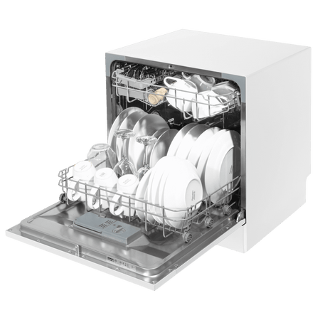 Baridi Tabletop Dishwasher 8 Place Settings 8L Capacity - White Model No- DH86